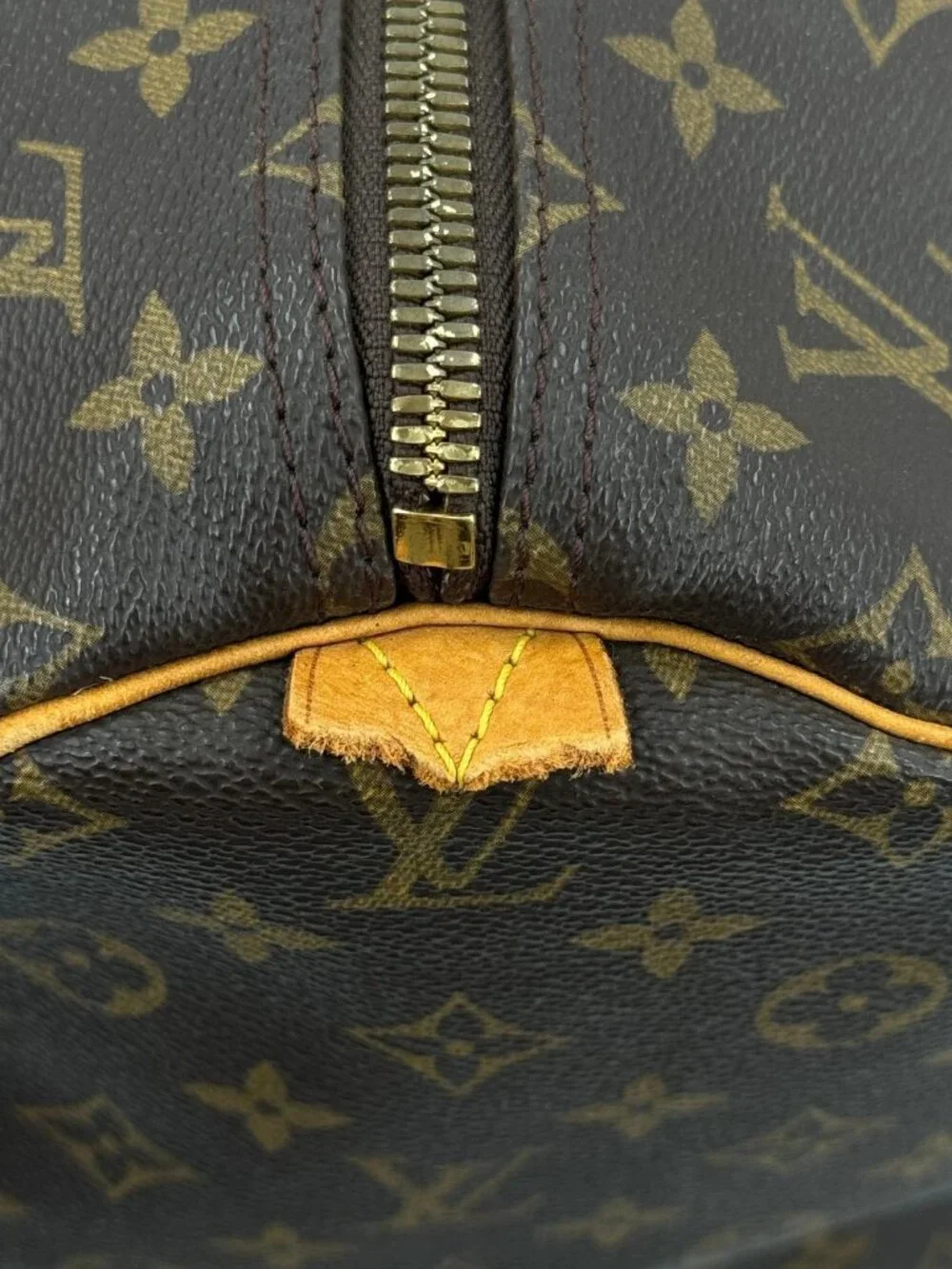 Louis Vuitton Keepall Duffle 55 Brown Canvas